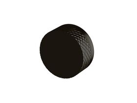 Sussex Pure Progressive Shower/Bath Mixer Tap with Diamond Textured Handle PVD Matte Black