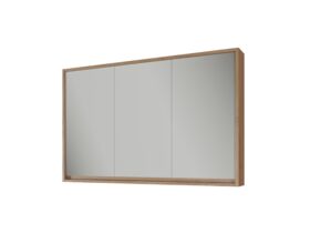 Supporting Image - Kado Aspect 1200mm Mirror Cabinet Three Doors with Surround View - Boston Oak Side