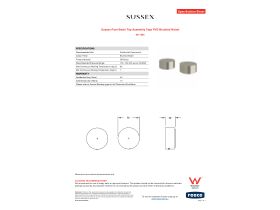 Specification Sheet - Sussex Pure Basin Top Assembly Taps PVD Brushed Nickel