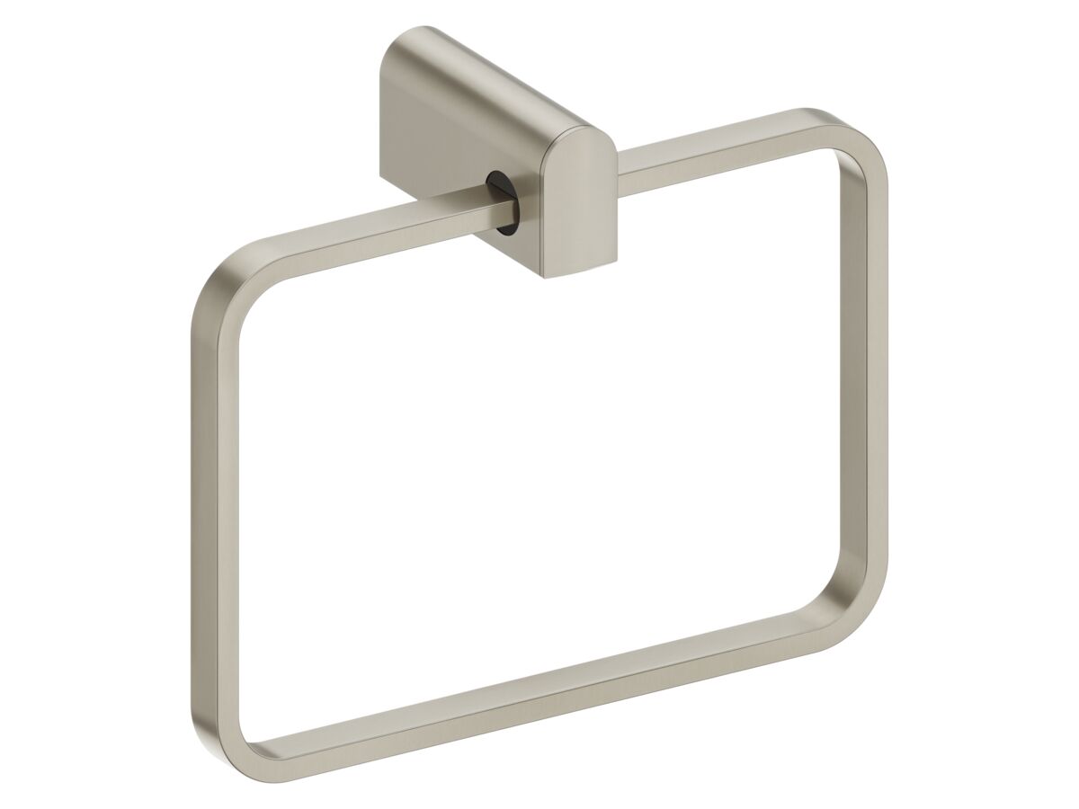 Mizu Soothe Towel Ring Brushed Nickel