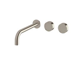 Hero - Sussex Pure Elemental Wall Bath Hostess System 250mm PVD Brushed Nickel