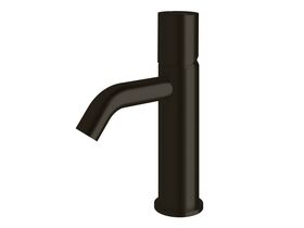 Milli Pure Basin Mixer Tap Curved Spout Matte Black (6 Star)