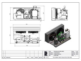 Tecumseh Evo Condensing Unit 2.5Hp R404 LBP EPCL2511Z-XC-1PH