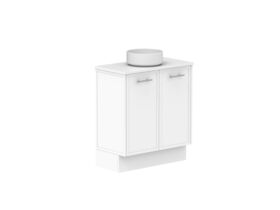 Supporting Image - Kado Lux Ensuite All Door 750mm Floor Mount Centre Basin 20mm Top Shaker