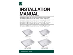 Installation Manual - Wolfen Wall Basin No Overflow White