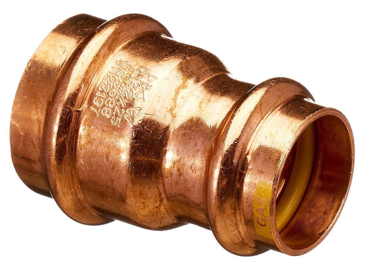 >B< Press Gas Reducing Coupling 32mm x 25mm