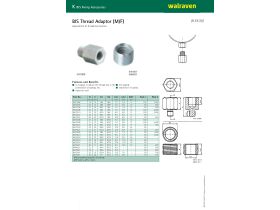 Specification Sheet - Walraven Thread Adaptor