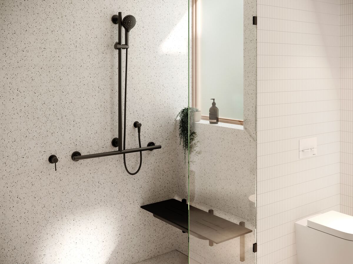 In Situ - Mizu Commercial Bathroom - Shower - Matte Black