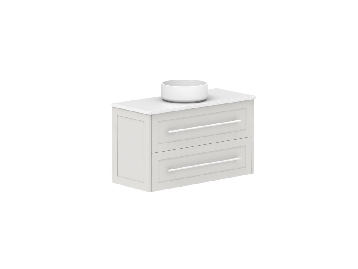 Supporting Image - Kado Lux Ensuite All Drawer Twin 900mm Wall Hung Centre Basin 20mm Top