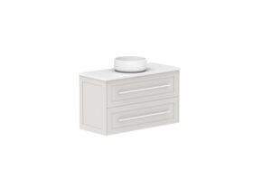 Supporting Image - Kado Lux Ensuite All Drawer Twin 900mm Wall Hung Centre Basin 20mm Top