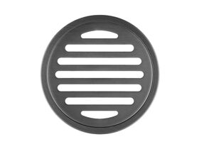 Mizu Drift Brass Trapscrew Grate Round 100mm Brushed Gunmetal