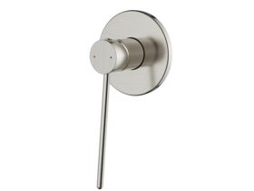 Hero - Posh Bristol Pin Shower Mixer Tap with Extended Lever Brushed Nickel Lead Free