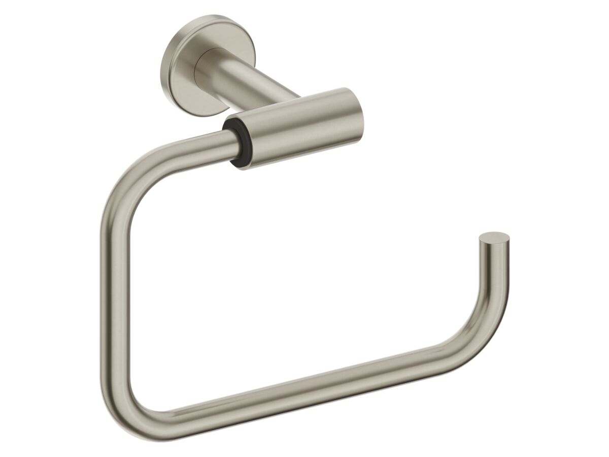 Mizu Drift Square Guest Towel Holder Brushed Nickel