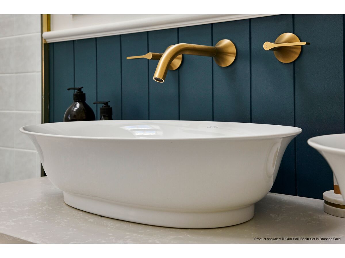 Sussex Oria Wall Basin Set Brushed Gold