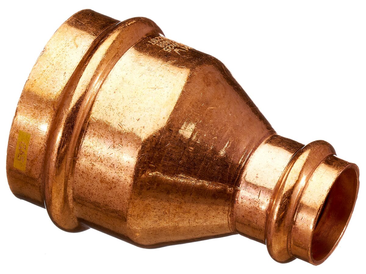 >B< Press Gas Reducing Coupling 50mm x 25mm