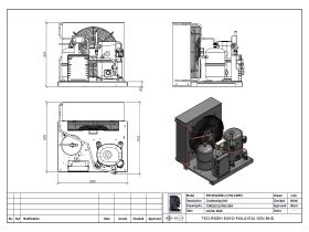 Tecumseh Condensing Unit R404A FHT4524ZHR-XC