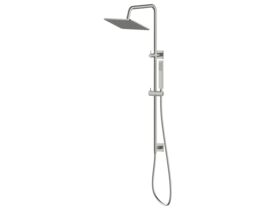 Hero - Mizu Bloc Twin Waterrail Brushed Nickel (3 Star)