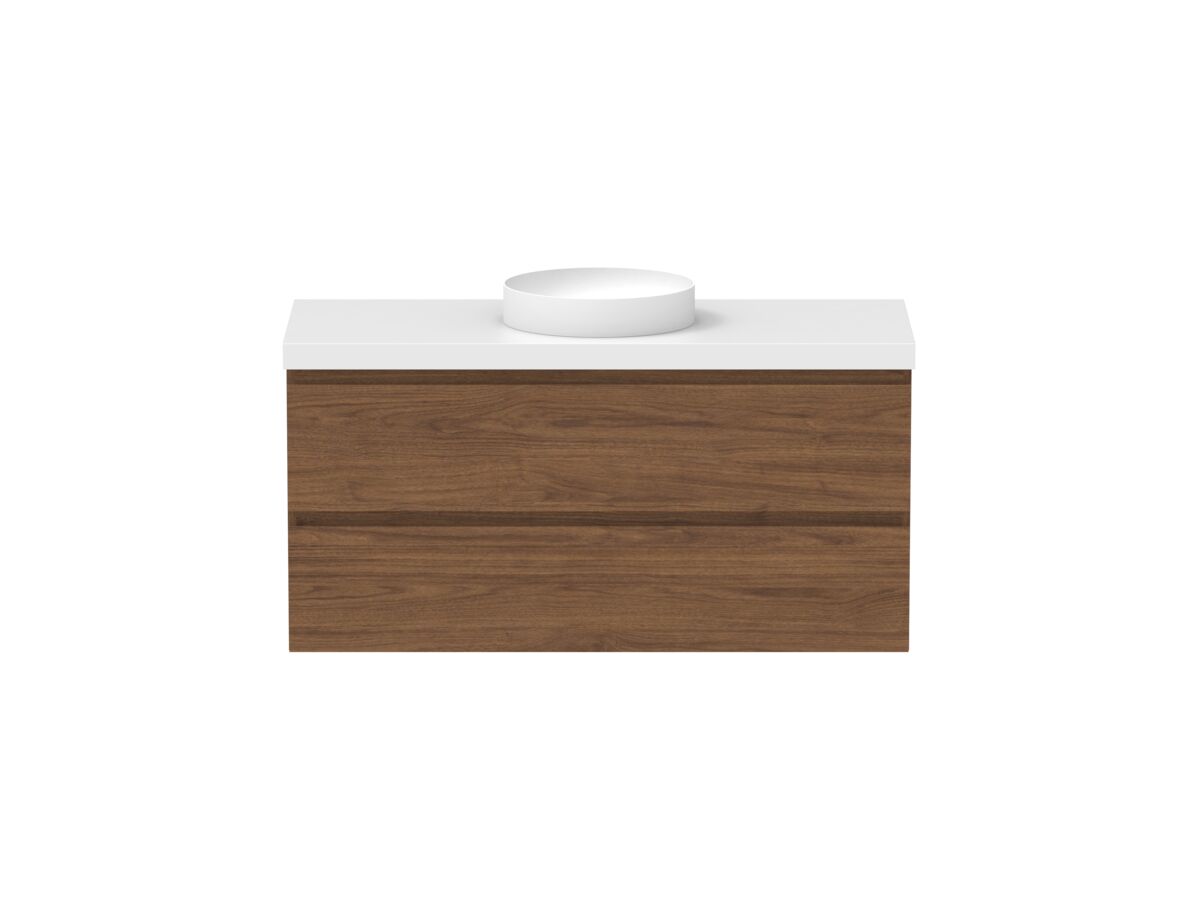 Hero - Posh Domaine 1200mm Wall Hung Twin Vanity Unit All-Drawer Single Bowl 50mm Top
