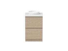 Hero - Posh Domaine All-Drawer Twin 600mm Floor Mounted Vanity Unit 50mm Top