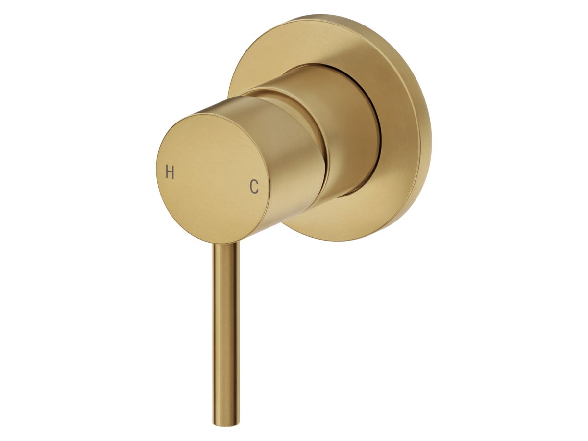 Mizu Drift Shower Mixer Brushed Brass