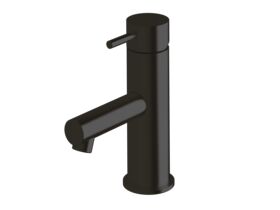 Hero - Sussex Scala Basin Mixer Tap with 90mm Outlet LUX PVD Matte Opium Black (6 Star)