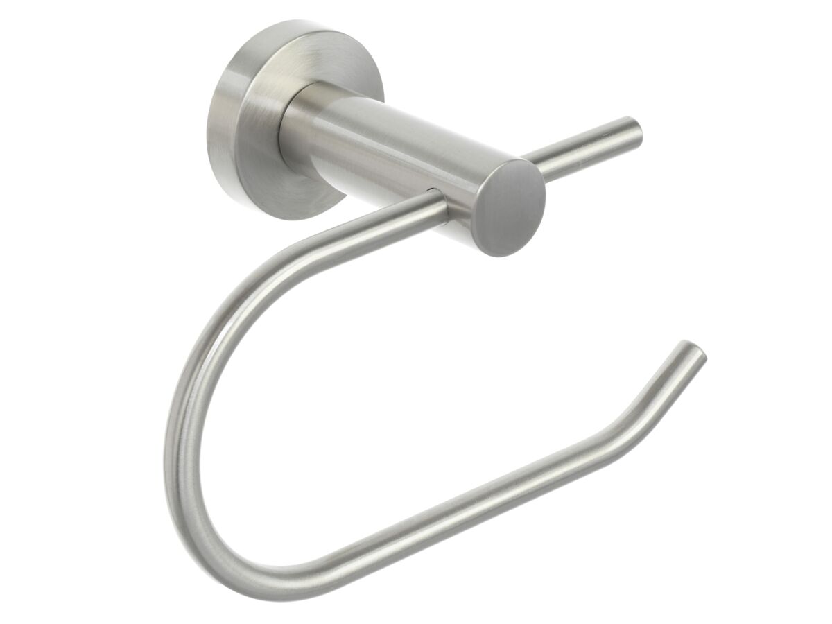 Hero - Posh Solus Mk2 Toilet Roll Holder Rail Brushed Nickel