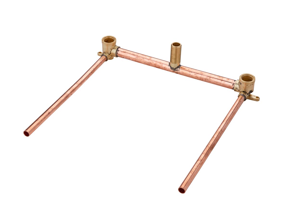 Hero - Dura Ardent Sink Assembly 300mm Centre with 300mm Tails Bottom Entry Lead Free