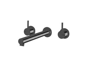 Sussex Scala Bath Set 250mm LUX PVD Brushed Smoked Gunmetal