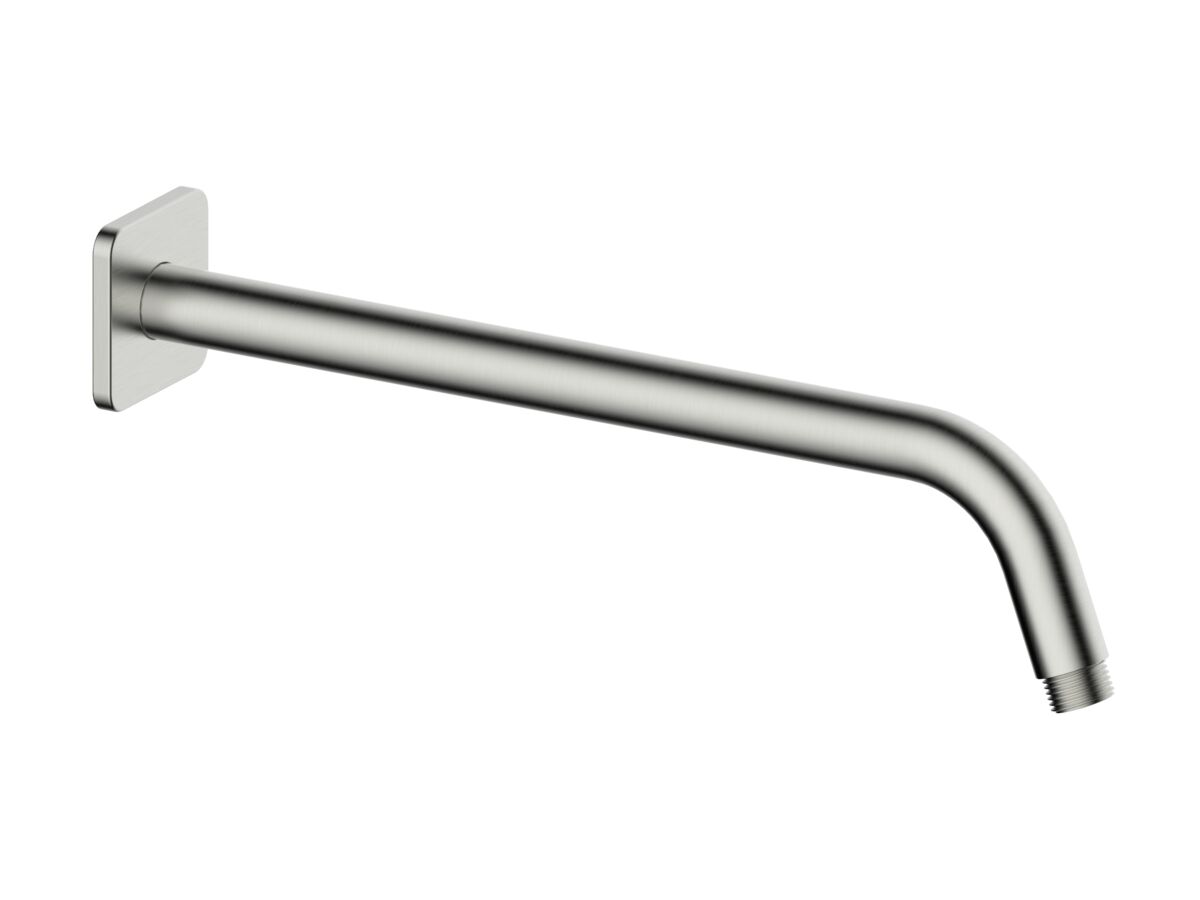 Hero - Mizu Bloc Wall Straight Shower Arm Brushed Nickel