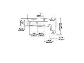 Kason Cam Lift Hinge
