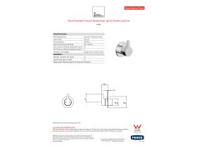 Specification Sheet - Faucet Strommen Vara Fin Shower Mixer Tap Kit Chrome Lead Free