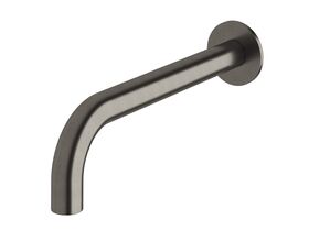 Sussex Pure Wall Bath Outlet 250mm PVD Brushed Gunmetal