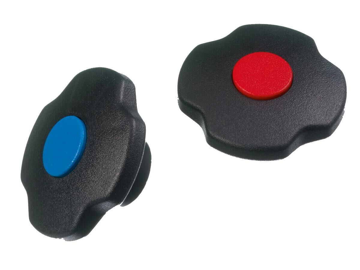Refco Digimon Manifold Knob Set Blue & Red (Pack 2)