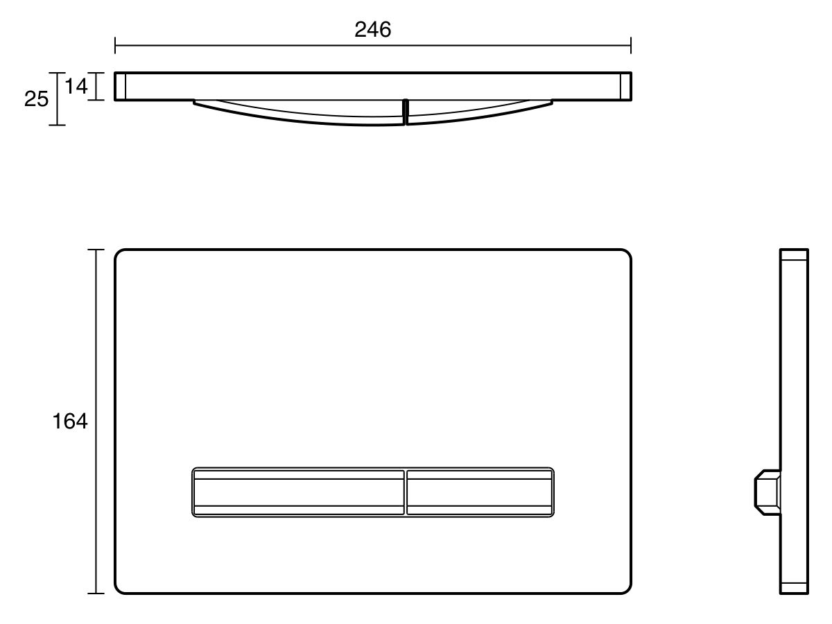 Geberit Sigma 50 Dual Flush Button