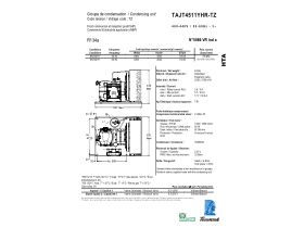 Specification Sheet - Tecumseh Condensing Unit TAJT4511YHR-TZ-3