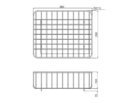 AFA Universal Dish Wire Basket Stainless Steel
