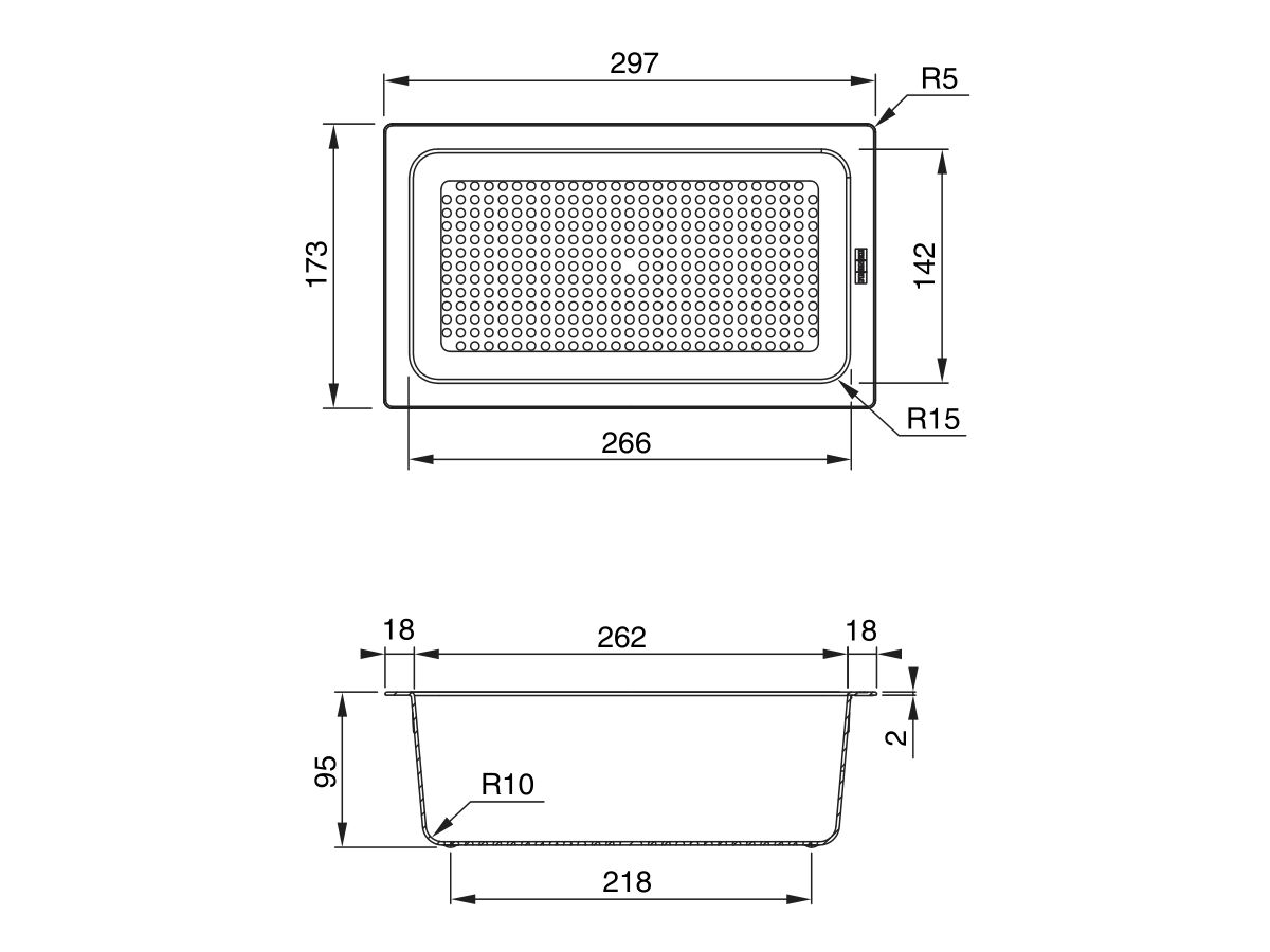 Franke All-In Sink Accessory Pack (Large Strainer Bowl)
