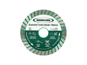 Bridgland Diamond Turbo Blade 100mm