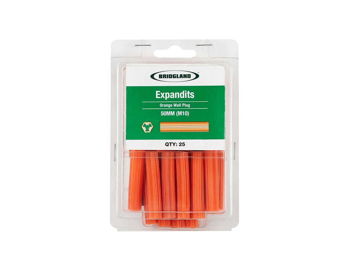 Bridgland Expandit Orange 10mm x 50mm (25)