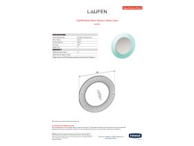 Specification Sheet - LAUFEN Kartell Mirror 780mm x 780mm Green