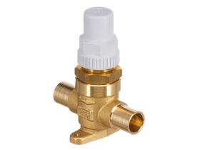 Castel Packed Cap Line Valve 1/2" Solder 6420/4