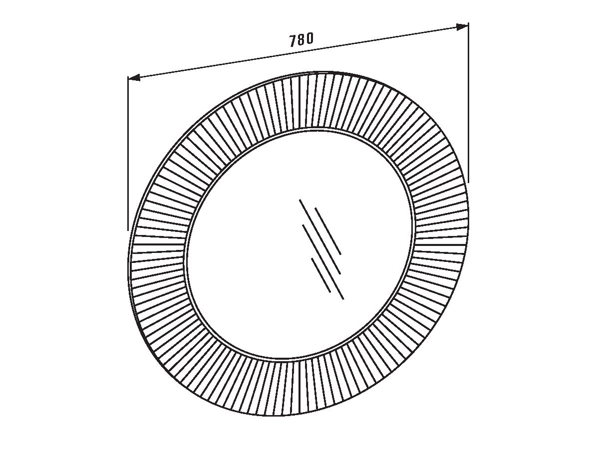 LAUFEN Kartell 780mm x 780mm Mirror