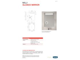 Technical Guide - Milli Glance Mirror with 3x Magnification 600mm x 800mm