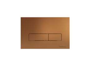 Hero - Hideaway+ Rectangle Button/Plate Inwall Metal Brushed Bronze
