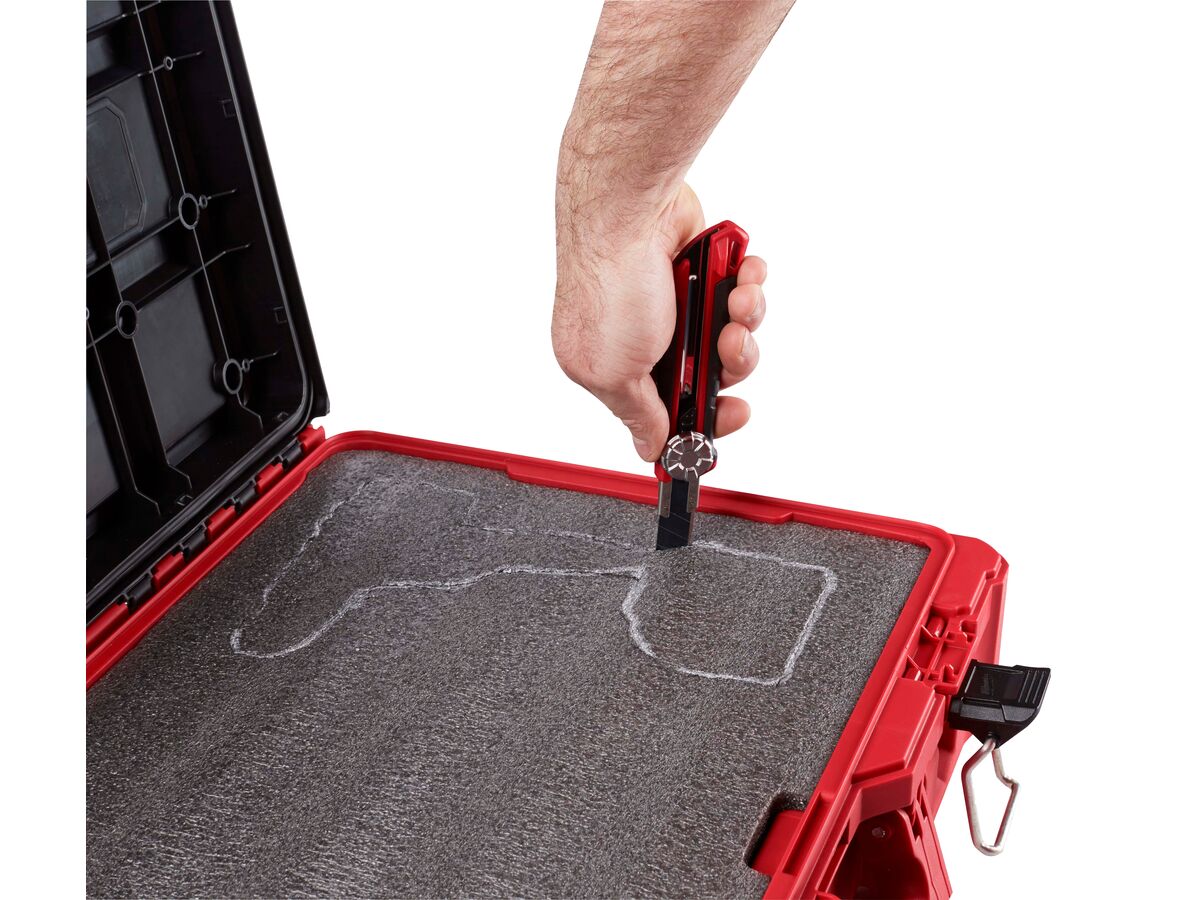 Milwaukee PACKOUT Tool Box with Foam Insert
