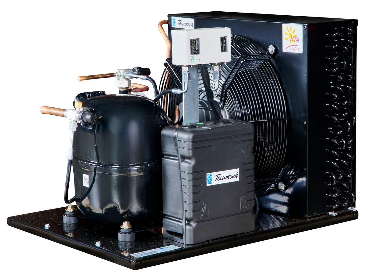 Tecumseh AJ2 HTA Condensing Unit 1HP R134A MHBP CAJT4511YHR-FZ-3 with Pressure Control