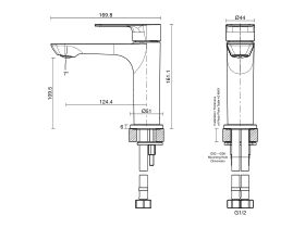 Milli Trace Basin Mixer (5 Star)