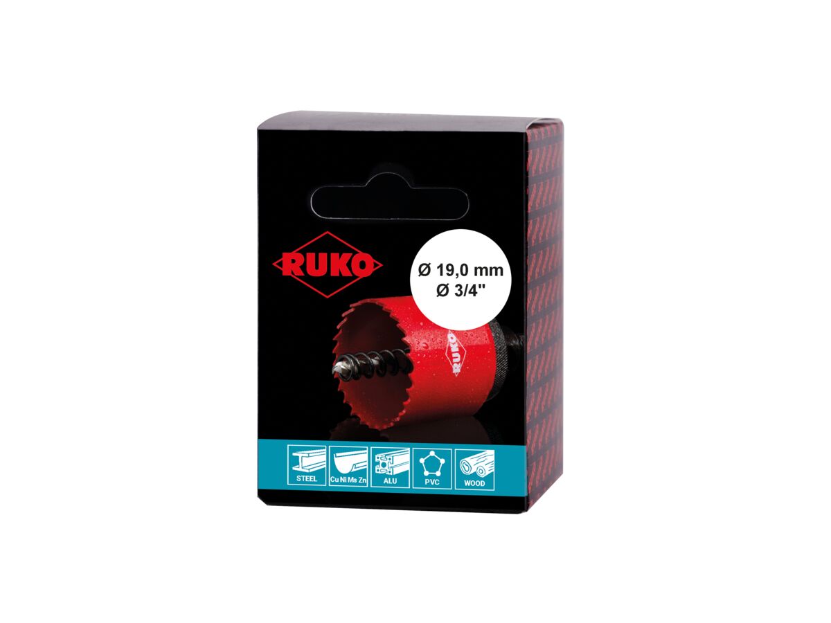 Ruko Bi-Metal Hole Saw - 19mm