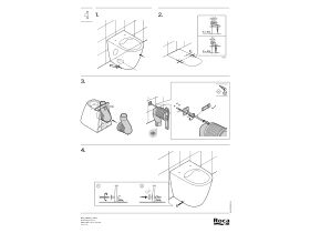 Installation Instructions - Roca In-Wash Gap Round Back to Wall Pan (4 Star)