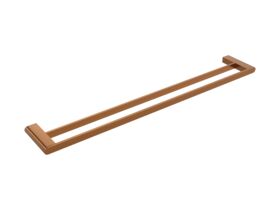 Hero - Mizu Soothe Double Towel Rail 750mm Brushed Bronze